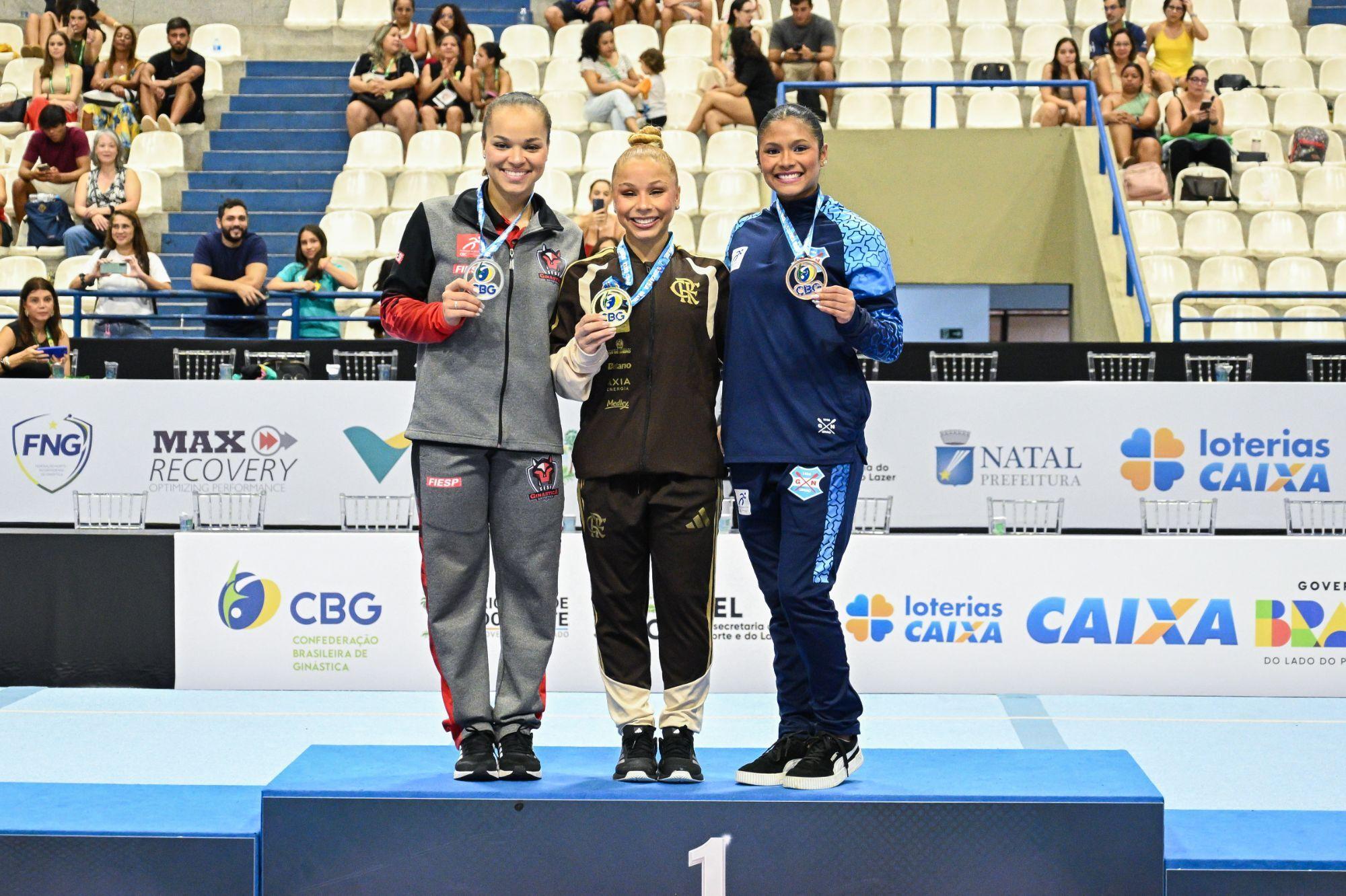 Paraense conquista medalha de bronze no Troféu Brasil de ginástica artística