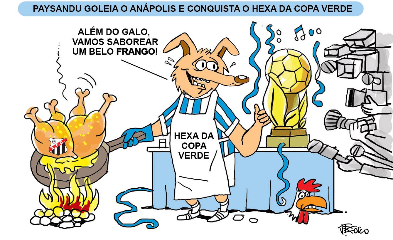 Paysandu goleia o Anápolis e conquista o hexa da Copa Verde