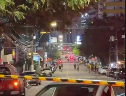 Rua Antônio Barreto tem trecho interditado após suposto tremor de terra em Belém