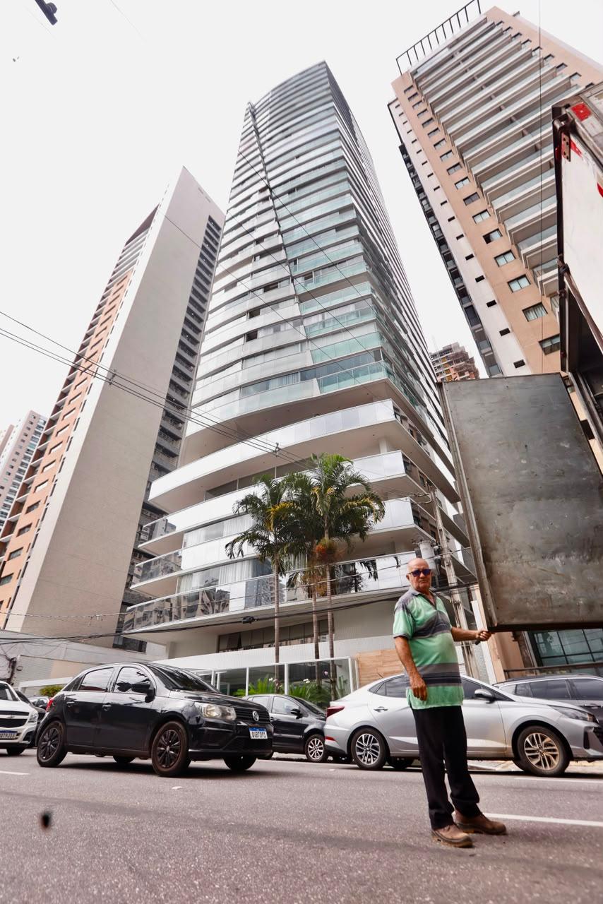 Edifício Ile de Palais, no Umarizal, foi afetado pelo abalo