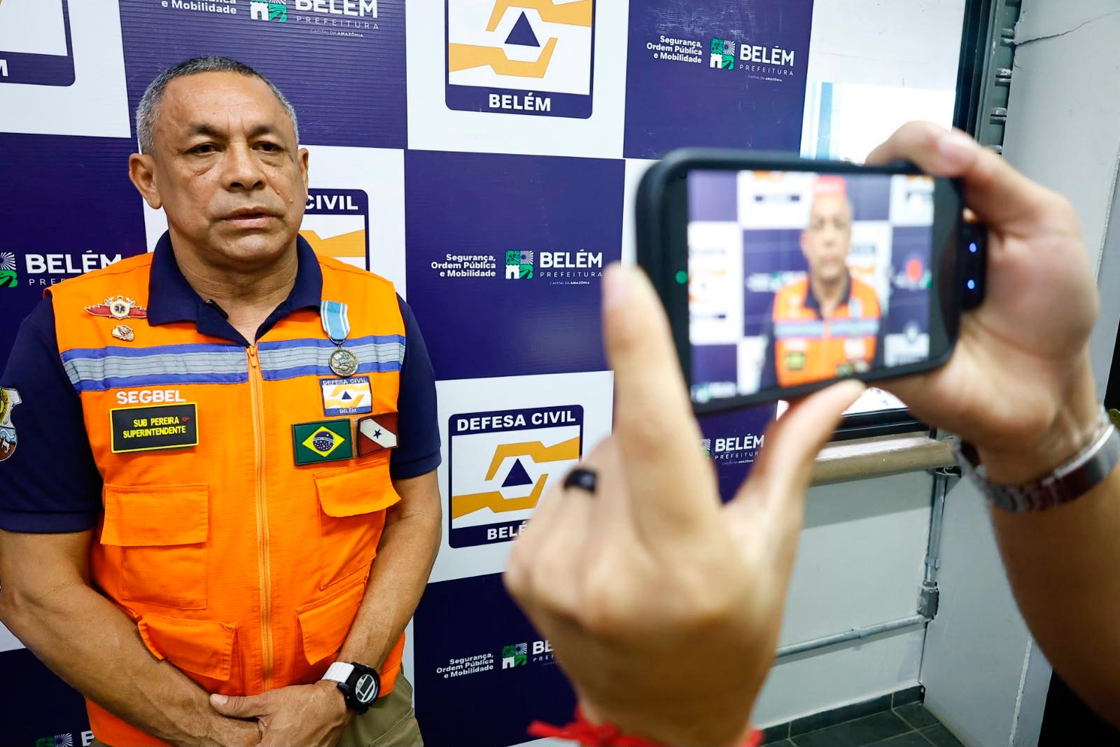 Márcio Pereira, superintendente da Defesa Civil Municipal