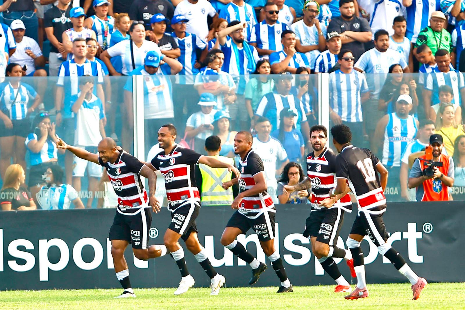 Paysandu sofre apagão na Curuzu, perde para o Santa Cruz e liga o alerta na Série C