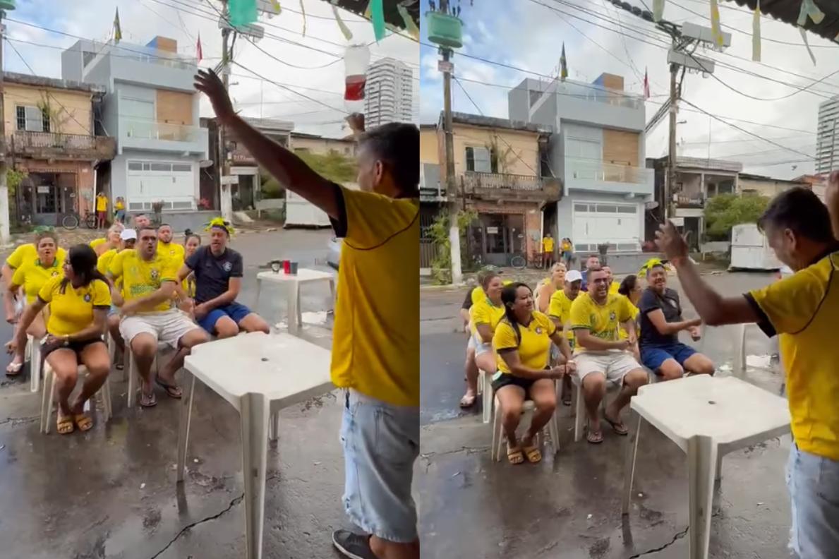 VÍDEO: torcida paraense faz 'remada ribeirinha' após classificação do Brasil na Copa do Mundo