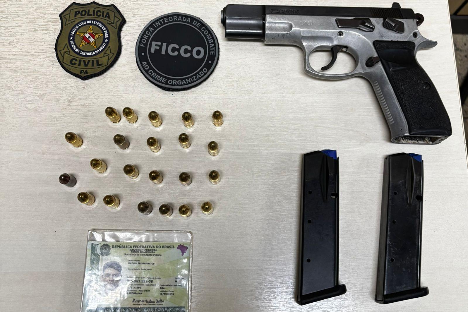 Foragido do Pará investigado por integrar organização criminosa é preso no Mato Grosso do Sul.