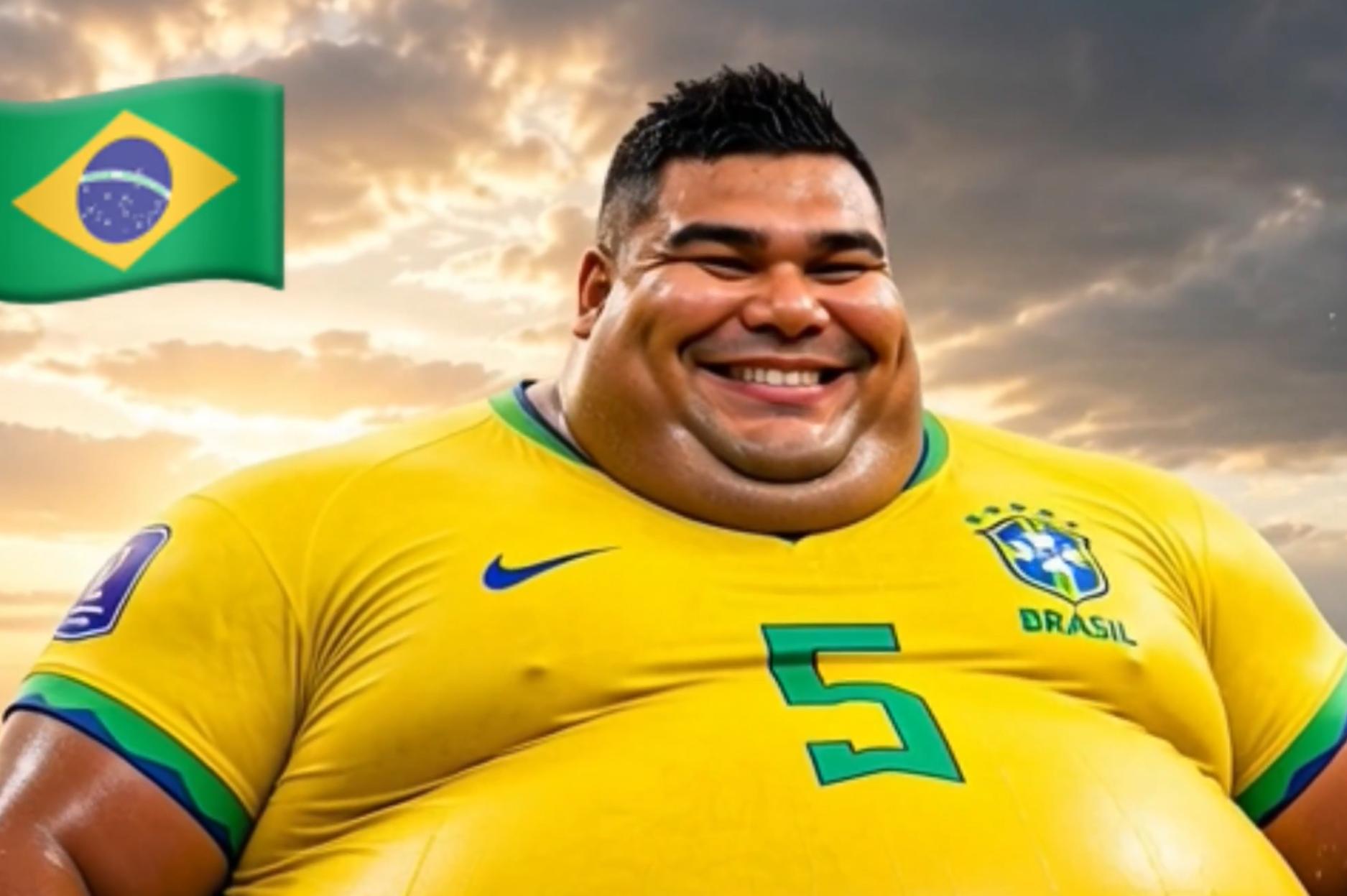 VÍDEO: Brasileiros respondem provocação em rede social e 'monstro Casemiro' viraliza