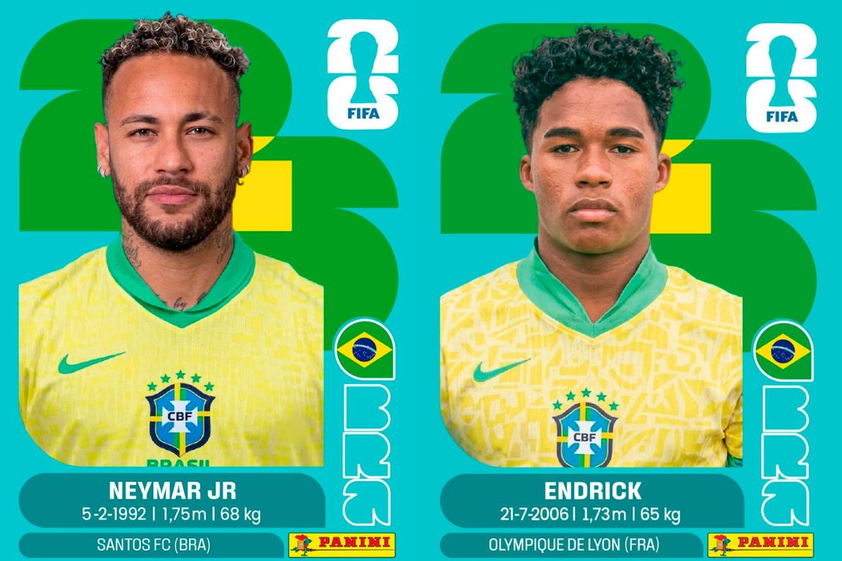 Álbum da Copa 2026 ganha 120 novas figurinhas com Neymar, Endrick e mais; veja lista completa