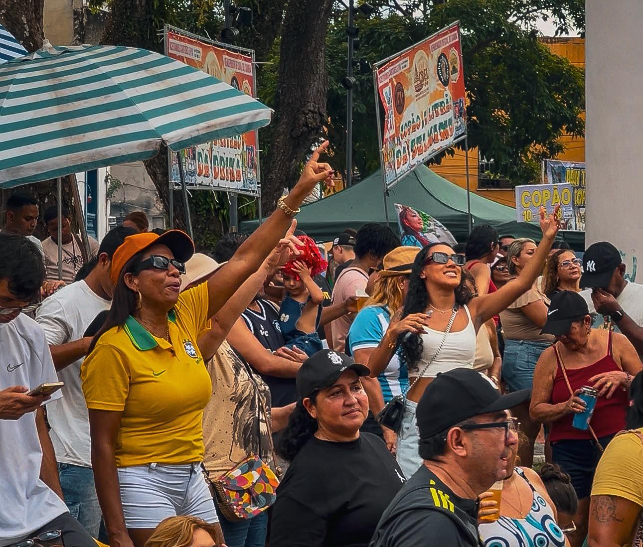 Torcida paraense tem programação cultural e espaço em Belém para conferir o jogo da Seleção Brasileira neste domingo (5)