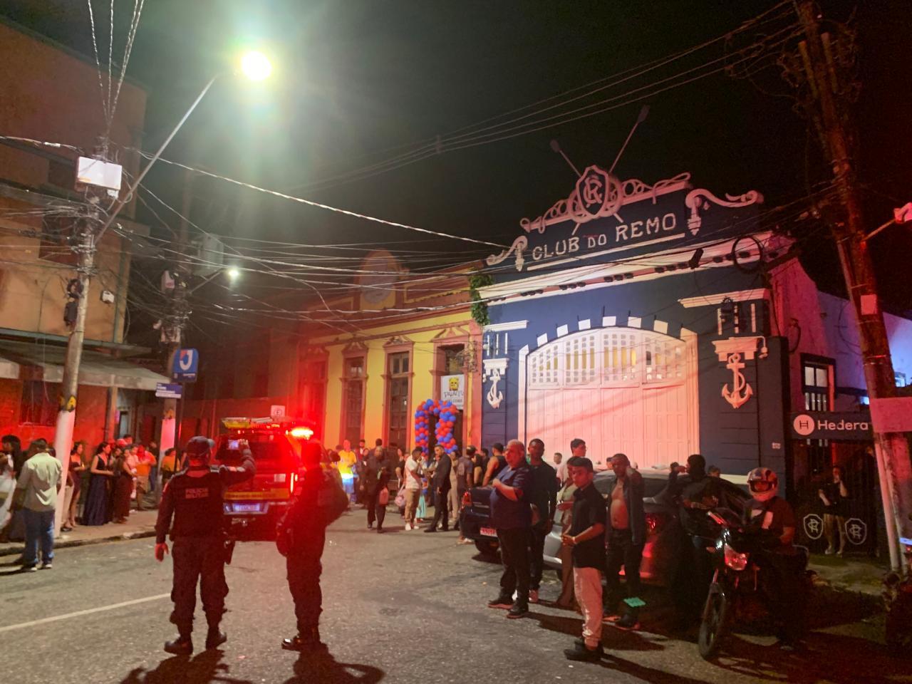 Casa de festas na Cidade Velha onde ocorreu o incidente.